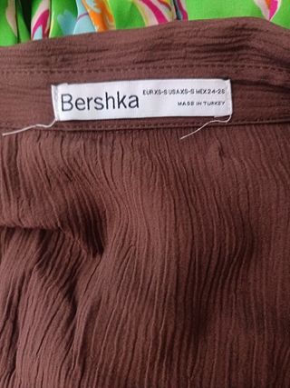 Camisa de manga larga marrón XL
