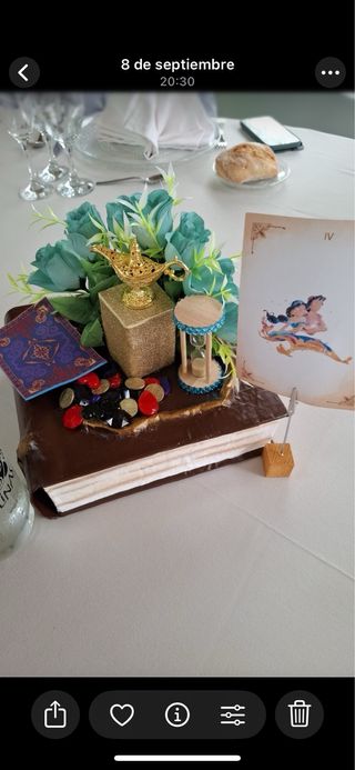 Centro de Mesa Disney Aladdin