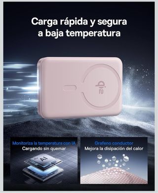 NUEVO Baseus Powerbank MagSafe 10000 mAh Rosa