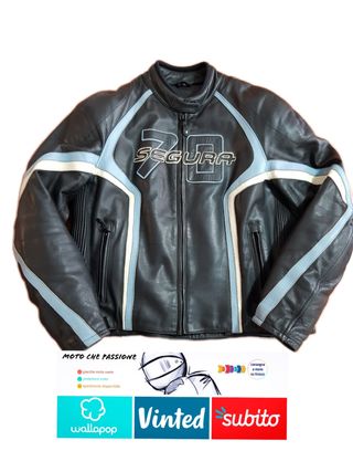 Giacca moto Segura s / T5 in pelle