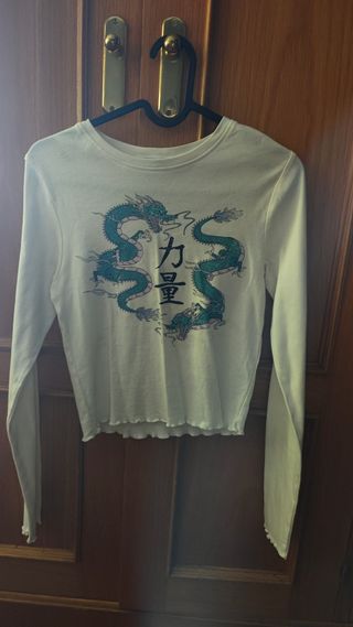 Camiseta mujer dragón talla S