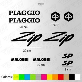 Pegatinas Piaggio Zip Malossi SP