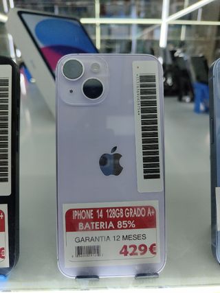 iPhone 14 128GB Morado - Batería 85%