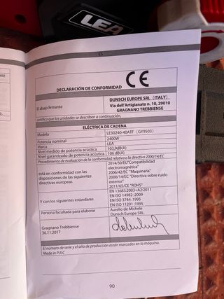 Sierra eléctrica Lea 40cm