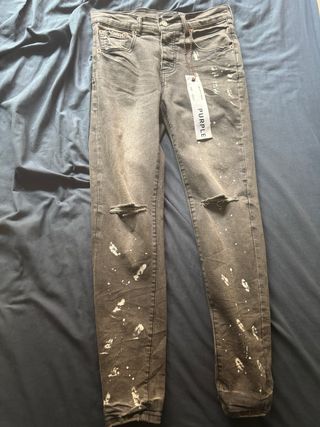 Pantalones Purple Brand Grises
talla 28 USA