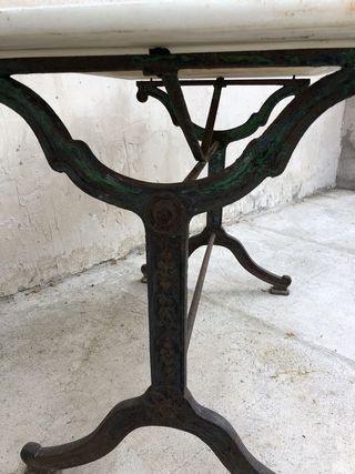 Antigua Mesa Jardin Marmol 