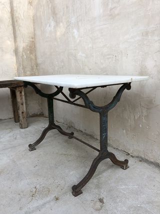 Antigua Mesa Jardin Marmol 