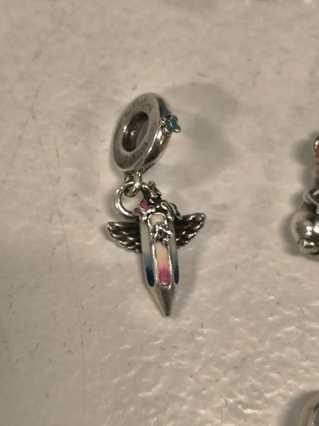 Colgante Pandora Ángel Multicolor Plata