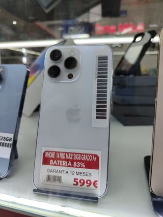 iPhone 14 Pro Max 128GB Plata 83%