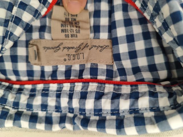 Camisas niño manga corta