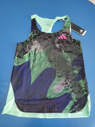 Camiseta Adidas adizero de mujer T.XS