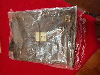 Borsello uomo in cuoio marrone