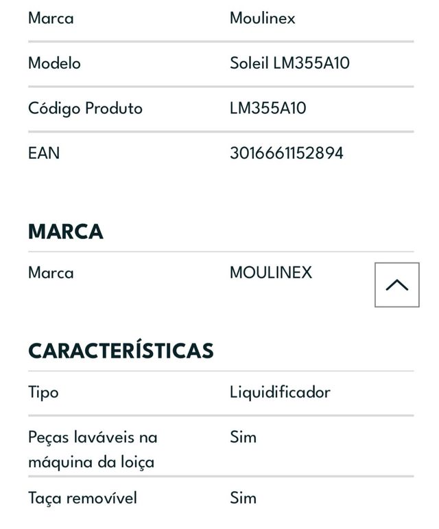 Liquidificador Moulinex Soleil