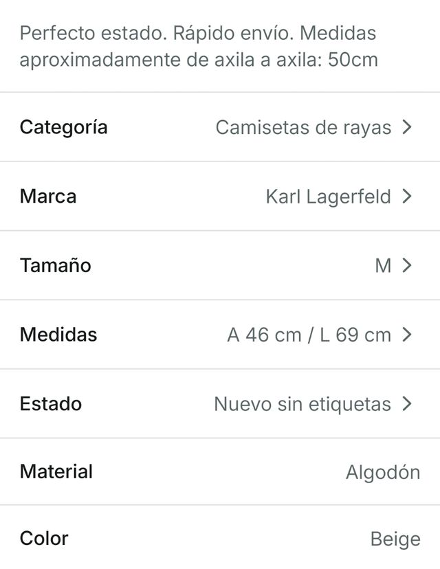 Camiseta Karl Kani Beige original