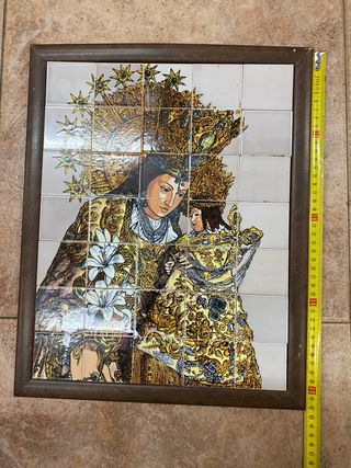 Cuadro Azulejos Virgen Desamparados Valencia