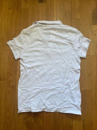 Polo Lacoste Blanco Talla S