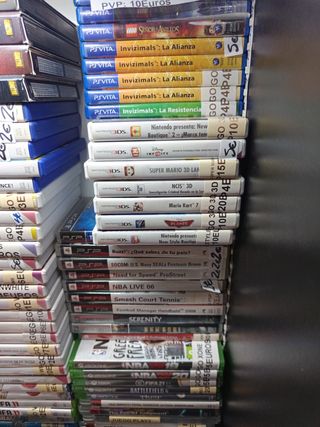 Lote Juegos Wii, PS3, PSP, 3DS, Xbox MITAD PRECIO 
