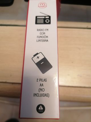 Miniradio FM con Linterna