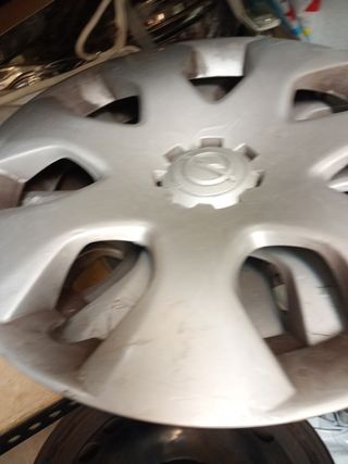 Llantas de acero y tapacubos 4 ,Opel meriva