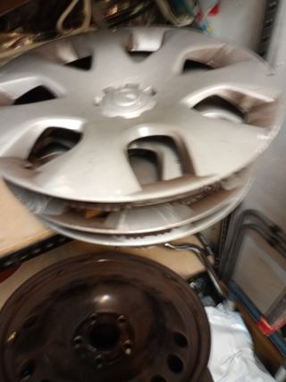 Llantas de acero y tapacubos 4 ,Opel meriva