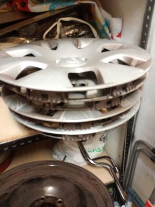 Llantas de acero y tapacubos 4 ,Opel meriva
