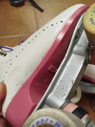 Patines de artístico blancos