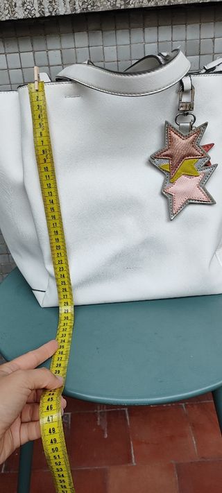 Bolso Blanco Parfois con Colgante Estrella