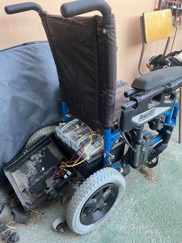 Silla de ruedas electrixa para piezas