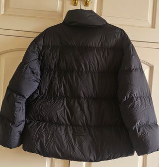 Uniqlo Puffer Plumas azul marino