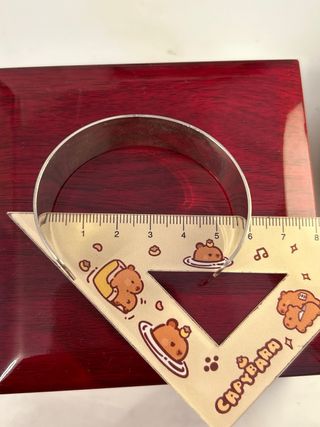 Brazalete plata con grabado floral