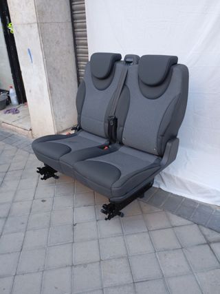 !OCASIÓN! Asientos Doble Traseros Coche Abatibles