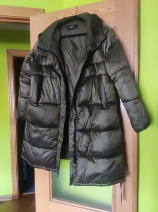 Anorak acolchado Vans verde talla L