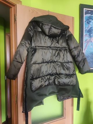 Anorak acolchado Vans verde talla L