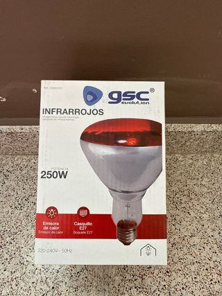 2 Lámparas Infrarrojos GSC 250W