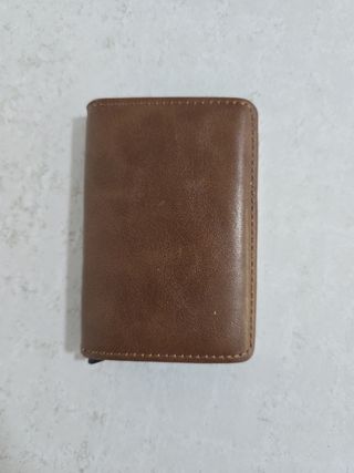 Porta carte di credito marrone