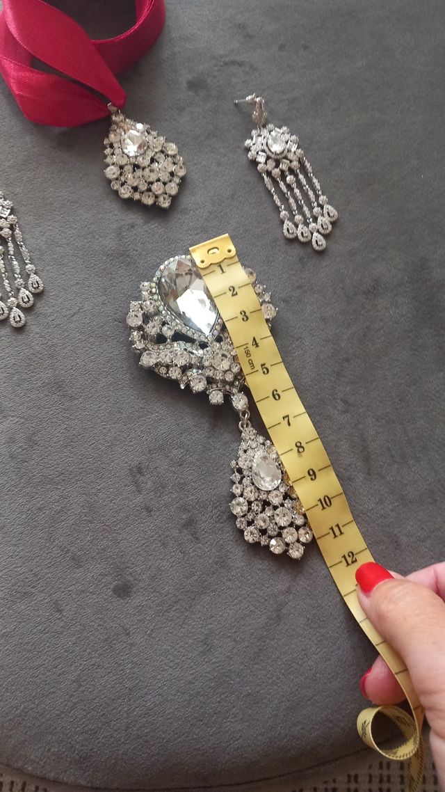 Aderezo Fallera plata adulta