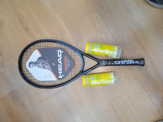 Lote raqueta Head  S6 Frontenis + 2 botes bolas