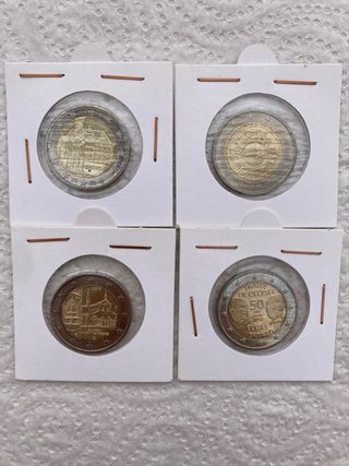 Lote 13 Monedas 2 Euros Conmemorativas Alemania