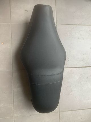 Sella moto custom nera