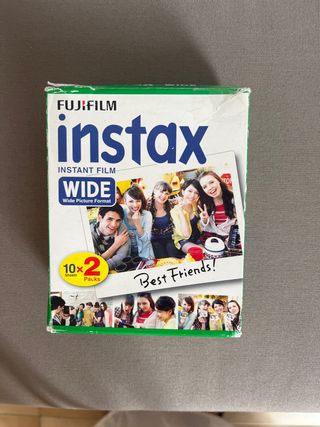 Fujifilm Instax Wide Película Instantánea recargas