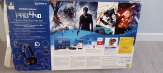 PS4 Slim 1TB Jet Black + Auriculares Gaming
