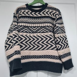 Jersey Paz Torras Beige y Negro
