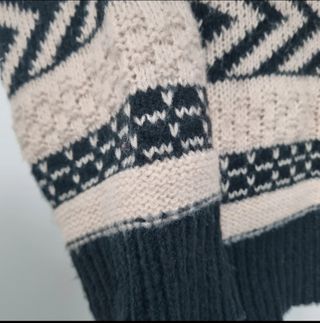Jersey Paz Torras Beige y Negro