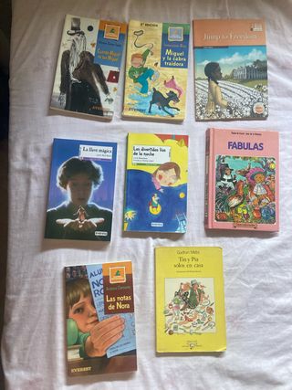 Lote nueve libros infantiles/Juveniles
