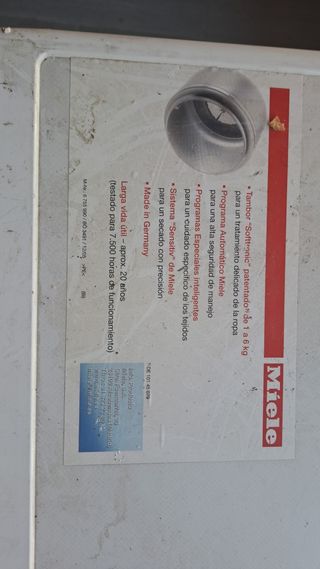 Secadora Miele Softronic T8422C