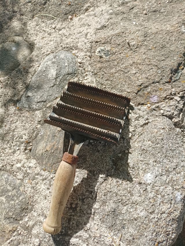 Almohaza para caballos