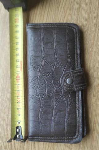 Cartera de caballero piel marrón