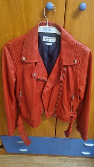 Chaqueta Stradivarius Roja Mujer Talla L
