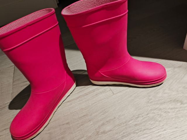 Botas de agua niña talla 33