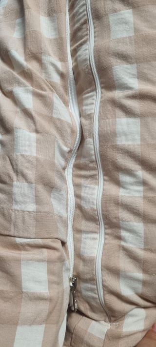 Nido colecho a cuadros vichy rosa marca Utzurre